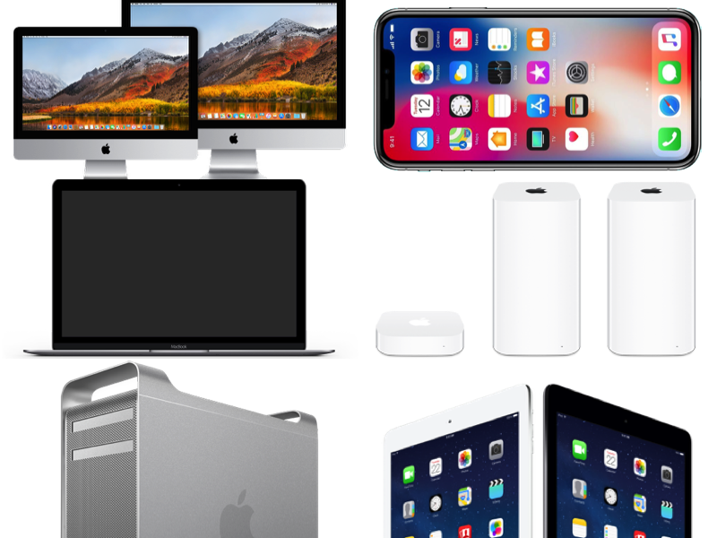 Apple Products Collage